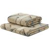 Caleffi Asciugamano Con Ospite In Acrilico Dralon Kanzi 40X60+60X100 Carrara Moderno Blu Caleffi