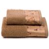 Caleffi Asciugamano Con Ospite In Cotone Geo Classic Standard Alviero Martini 1A Classe Geo Tortora Caleffi