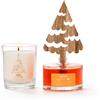 Caleffi Candela Profumata In Cotone Festa Di Natale Confezione Regalo Primanatura Geometrico Arancio Caleffi