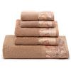Caleffi Set Asciugamani In Spugna In Cotone Geo Classic Standard Alviero Martini 1A Classe Geo Tortora Caleffi