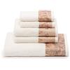 Caleffi Set Asciugamani In Spugna In Cotone Geo Classic Standard Alviero Martini 1A Classe Geo Avorio Caleffi