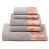 Caleffi Set Asciugamani In Spugna In Cotone Geo Classic Standard Alviero Martini 1A Classe Geo Grigio Caleffi