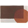 Caleffi Tappeto D'arredo In Cotone Tangeri 70x140 Carrara Moderno Brown Caleffi