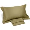 Caleffi Completo Lenzuola In Raso Di Cotone Raso Matrimoniale Dreaming Tinta Unita Green Caleffi