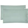 Caleffi Coppia Federe In Percalle Percolours 50x80 Bellora Continuat. Tinta Unita Malva Caleffi