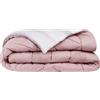 Caleffi Trapunta In Percalle Regimental Singolo - 180X260 Bellora Geometrico Rosa Caleffi