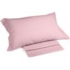 Caleffi Completo Lenzuola In Cotone Cotone Tinta Unita Singolo Caleffi Tinta Unita Rosa Caleffi