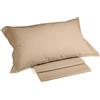 Caleffi Completo Lenzuola In Cotone Cotone Tinta Unita Singolo Caleffi Tinta Unita Miele Caleffi