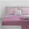 Caleffi Lenzuolo Copriletto Con Federe In Percalle Ethel 160X290 + 1 Federa Bellora Floreale Rosa Caleffi