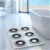 Caleffi Tappeto D'arredo In Cotone Vancouver 70X110 Carrara Moderno Green Caleffi