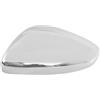 JSYALMSLW Cappuccio Specchio Esterno Per Peugeot 208 2008 2012 2013 2014 2015 2016 2017 2018 2019 Nero Lucido/Nero Primer/Cromo Trattamento Anticorrosione Alloggiamento Specchietto(1xChrome Left)