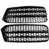 HFJFDQ Gloss Black Car Paraurti Anteriore Fendinebbia Griglia Per Audi A1 8X 2015 2016 2017 2018