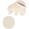 Kaloo - Borsa dell'acqua calda calda e fredda - Orsetto di peluche - Riempita con palline di argilla - Antidolorifico - Bianco/Beige - Adatta dalla nascita - K211005