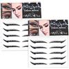 Obelunrp Adesivi per eyeliner glitter, adesivo per eyeliner riutilizzabile a 10 paia con bastone adesivo istantaneo in cristallo, impermeabile sull'eyeliner per le forniture per feste (argento)