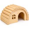 Pet Ting per Animali Domestici Ting casa in Legno per Topi Criceto gerbilla Home 19 x 11 x 13 cm