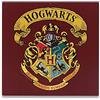 Open Road Brands Targa in metallo con stemma di Hogwarts, stile vintage, decorazione da parete per la casa