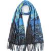Umjetnost Morbido Cashmere Sentire Sciarpa Per Le Donne Moda Stampa Arte Lunghe Sciarpe Calde Grande Scialle Wrap Monet Klimt Van Gogh Dipinto Regali, C05, taglia unica