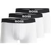 BOSS Trunk 3P One, Tronco Uomo, Bianco 100, XL