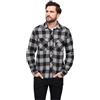 Brandit Check Shirt Long Sleeve, Color: blk+charco, Size: XXL