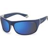 Polaroid Pld 2125/s XW0/5X BLUE GREY Sunglasses Men's Acetate, Standard, 66