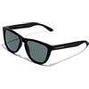 HAWKERS ONE POLARIZED, Occhiali da sole Unisex - Adulto, Raw Nero/Nero Diamante Polarizzato, Taglia unica