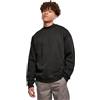 Urban Classics Girocollo Maglia di Tuta, Nero, L Uomo