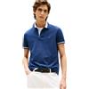 Tommy Hilfiger Uomo Maglietta Polo Maniche Corte Contrast Collar Block Regular Fit