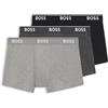 BOSS Trunk 3P Power Boxer Ai Pantaloncini, Open Grey 61, M Uomo