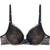 Triumph Donna Bright Spotlight Whu, Bra, Black, 3D