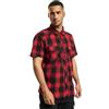 Brandit Half-Sleeve Checked Shirt Uomo Camicia Maniche Corte Nero/Grigio 100% Cotone Regular