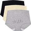 Mama Cotton Women Over The Bump Mutandine di maternità High Waist Copertura Piena di Gravidanza Multi-Pack (S-4XL)