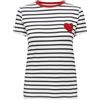 ONLY Onlheart - Maglietta da Donna, Cloud Dancer 1, M