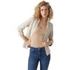 Vero Moda Women's VMJESMILO 3/4 Loose Wvn GA Noos Blazer, Silver Lining, M, Rivestimento Argento., M