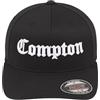 Mister Tee Herren Compton Flexfit Cap Kappen, Blk/Wht, S/M