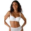 Lovable Reggiseno Balconcino Imbottito con Ferretto | Coppe Preformate, Comfort Quotidiano e Femminilità | Value Elegance Donna, Bianco, 38 / 5C
