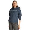 Tommy Hilfiger Donna Felpa con Cappuccio con Logo, Blu (Military Denim), XXXL
