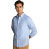 Tommy Hilfiger Uomo Camicia Flex Poplin Classic Regular Fit, Multicolore (Sweet Blue/Optic White), XS