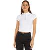 Calvin Klein Variegated Rib Half Zip Top J20j223564 Altri Top Donna