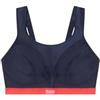 Champion SA SN109 D+Max Bra Reggiseno Sportivo, Multicolore (Blu/Rosso), IT 4J (EU 80J) (UK 36J) Donna