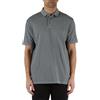 Armani Exchange Polo da Uomo Basic A|x Logo Pique, Grigio - Neutral Grey, L