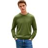 Tommy Hilfiger Uomo Pullover Essential Cotton con Scollo Rotondo, Nero (Mountain Pine), XXL