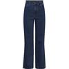 PIECES - Pcpeggy HW Wide Pant Db Noos BC, Jeans Donna
