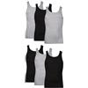Hanes - Canottiera Intima da Uomo in Cotone Leggero Traspirante (Confezione da 6), XL