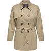 ONLY Carmakoma Carvalerie Trenchcoat Otw Noos Carvalerie Otw Noos - Cappotto trench Donna (Pacco da 1)