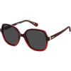 POLAROID SUNGLASSES FRAMES PLD 4177/S/X RED 55/19/145 DONNA, Rosso, 55/19/145
