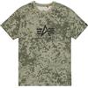 Alpha Industries Basic BL Camo T-Shirt da Uomo M48 Forest Camo L