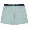 Emporio Armani Boxer da Uomo con Motivo Classico Misto, Verde, XXL, Verde, XXL