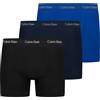 Calvin Klein Uomo Pantaloncini Boxer Confezione da 3 Intimo, Multicolore (C-Black/Blu/Blu), M