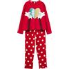 United Colors of Benetton Pig(Maglia+Pant) 3P053P04G Set di Pigiama, Rosso, L Donna