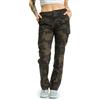 Brandit Ladies BDU Ripstop Trousers Donna Pantaloni Modello Cargo Nero Cargo